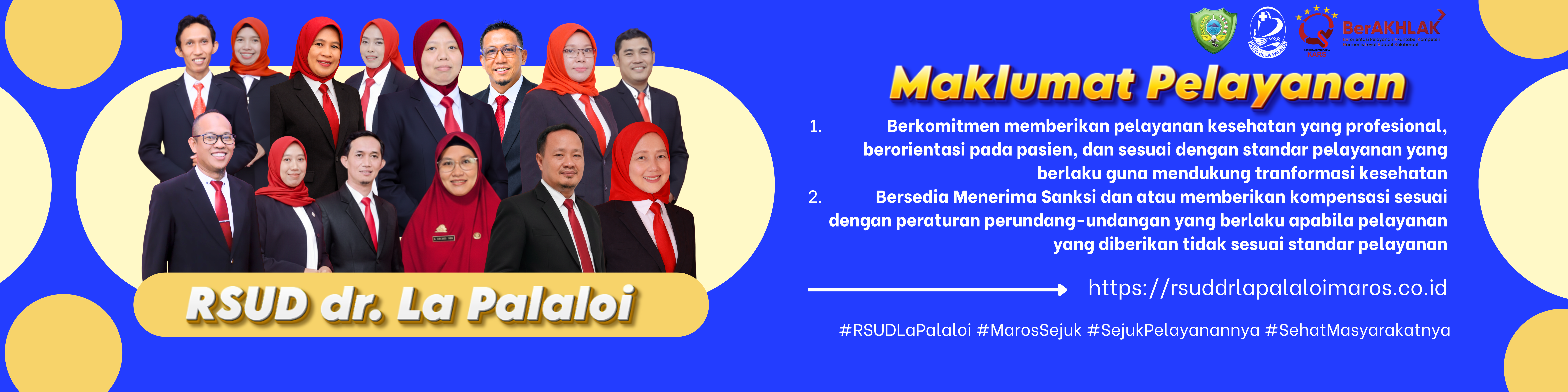 Maklumat Pelayanan RSUD dr. La Palaloi